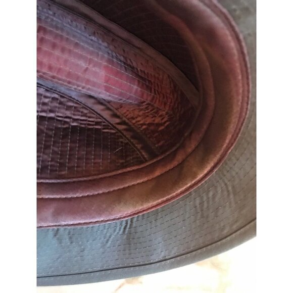 Totes Cotton Gray Quilted Fedora Hat Mens Size Large - Picture 6 of 7